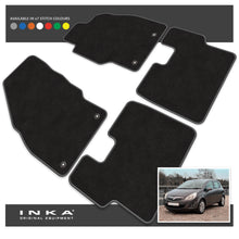 Load image into Gallery viewer, Vauxhall Corsa D Front & Rear Premium Tailored Carpet Mat Set with 7x Stitch Colours Fits MY07 to MY14
