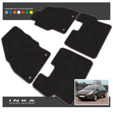 Load image into Gallery viewer, Vauxhall Corsa D Front & Rear Premium Tailored Carpet Mat Set with 7x Stitch Colours Fits MY07 to MY14