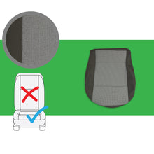 Load image into Gallery viewer, VW Transporter T6 & T5.1 OEM genuine original Austin Titanium Black Front & Rear Seat Covers replacements for seat re-trims repairs
