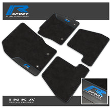 Load image into Gallery viewer, Ford Focus Mk3 Car Mats (Front & Rear Set) R Sport with Premium Carpet & OEM Leatherette, Fits MY15 to MY18