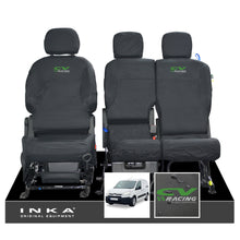 Load image into Gallery viewer, Citroen Berlingo MK2 Front Inka Fully Tailored Waterproof Seat Covers Black MY08-17