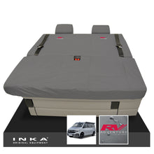 Load image into Gallery viewer, VW California Ocean/Coast/Beach/Surf Inka Fully Tailored Waterproof Seat Covers Grey Front & Rear With ISOFIX Fits T6.1 ,T6,T5.1 all model years fits with and without airbags