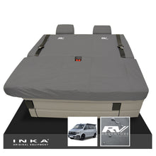 Load image into Gallery viewer, VW California Ocean/Coast/Beach/Surf Inka Fully Tailored Waterproof Seat Covers Grey Front & Rear With ISOFIX Fits T6.1 ,T6,T5.1 all model years fits with and without airbags