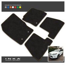 Load image into Gallery viewer, Ford Focus MK3 Front & Rear Premium Tailored Carpet Mat Set with 7x Stitch Colours Fits MY15 to MY18