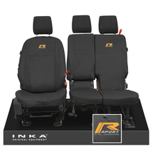 Load image into Gallery viewer, Ford Transit Connect INKA Front Set 1+2 Tailored Waterproof Seat Covers Black MY13-24