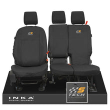 Load image into Gallery viewer, Ford Transit Connect INKA Front Set 1+2 Tailored Waterproof Seat Covers Black MY13-24