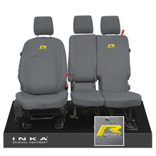 Load image into Gallery viewer, Ford Transit Connect INKA Front Set 1+2 Tailored Waterproof Seat Covers Grey MY13-24