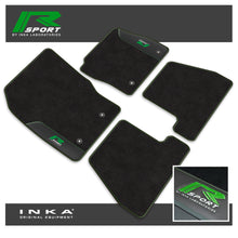 Load image into Gallery viewer, Ford Focus Mk3 Car Mats (Front & Rear Set) R Sport with Premium Carpet & OEM Leatherette, Fits MY15 to MY18