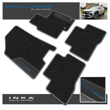 Load image into Gallery viewer, Hyundai Tucson HEV Car Mats (Front & Rear Set) with Premium Carpet & OEM Leatherette Fits MY20 Onwards