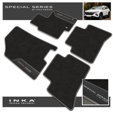 Load image into Gallery viewer, Hyundai Tucson MHEV Car Mats (Front & Rear Set) with Premium Carpet & OEM Leatherette Fits MY20 Onwards