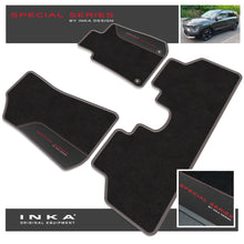 Load image into Gallery viewer, Kia E-NIRO Car Mats (Front & Rear Set) with Premium Carpet & OEM Leatherette Fits MY18-22