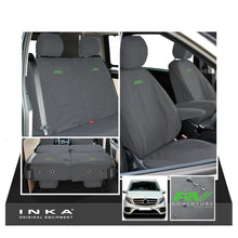 Load image into Gallery viewer, Mercedes Benz Marco Polo V-Class W447 INKA Full Set Front & Rear Tailored Waterproof Seat Covers Grey MY-2014 Onwards