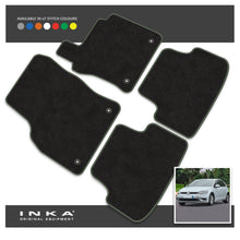 Load image into Gallery viewer, VW Golf MK7 Front & Rear Tailored Carpet Mat Set with 7x Stitch Colours Fits MY13 to MY19