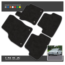Load image into Gallery viewer, VW Golf MK7 Front & Rear Tailored Carpet Mat Set with 7x Stitch Colours Fits MY13 to MY19