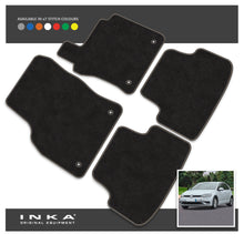Load image into Gallery viewer, VW Golf MK7 Front & Rear Tailored Carpet Mat Set with 7x Stitch Colours Fits MY13 to MY19