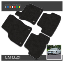 Load image into Gallery viewer, VW Golf MK7 Front & Rear Tailored Carpet Mat Set with 7x Stitch Colours Fits MY13 to MY19