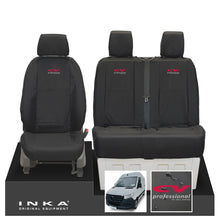 Load image into Gallery viewer, New Mercedes Benz Sprinter INKA Front Set Tailored Waterproof Seat Covers Black MY18 to Present Fits All Derivatives Choice of 7 Colours