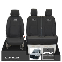 Load image into Gallery viewer, New Mercedes Benz Sprinter INKA Front Set Tailored Waterproof Seat Covers Black MY18 to Present Fits All Derivatives Choice of 7 Colours