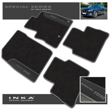 Load image into Gallery viewer, Nissan Qashqai Car Mats (Front & Rear Set) with Premium Carpet & OEM Leatherette Fits MY22 Onwards