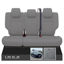 Load image into Gallery viewer, Range Rover SPORT L320 MK1 Rear Tailored Waterproof Seat Covers with Center Armrest Grey MY05-13