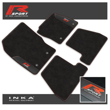 Load image into Gallery viewer, Ford Focus Mk3 Car Mats (Front & Rear Set) R Sport with Premium Carpet & OEM Leatherette, Fits MY15 to MY18
