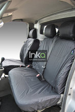 Load image into Gallery viewer, Renault Trafic X83 MY2001-2015 Tailored Waterproof Seat Covers Front Set 1+2 Grey