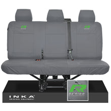Load image into Gallery viewer, VW Transporter T6.1,T6,T5.1 INKA Rear Triple Tailored Waterproof Seat Cover Set Grey MY 09-23