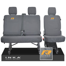 Load image into Gallery viewer, VW Transporter T6.1, T6 INKA Rear Set 2+1 Tailored Waterproof Seat Covers Grey
