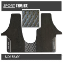 Load image into Gallery viewer, Volkswagen VW Transporter T6 & T6.1 Panel Van & Kombi Bentley Leatherette Front Carpet Floor Mat-MY19 to Present (No Fixings)