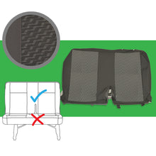 Load image into Gallery viewer, VW Transporter T6.1, T6 & T5.1 OEM genuine original Tassimo Anthracite front & rear seat covers replacements for seat re-trims repairs