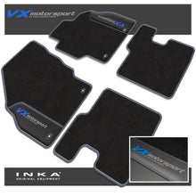 Load image into Gallery viewer, Vauxhall Corsa E Car Mats (Front & Rear Set) with Premium Carpet & OEM Leatherette, Fits MY-14-19