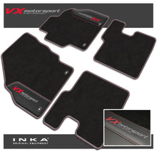 Load image into Gallery viewer, Vauxhall Corsa E Car Mats (Front & Rear Set) with Premium Carpet & OEM Leatherette, Fits MY-14-19