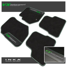 Load image into Gallery viewer, Vauxhall Corsa F Car Mats (Front & Rear Set) with Premium Carpet & OEM Leatherette, Fits MY-19 Onwards