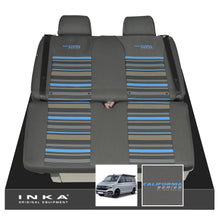 Load image into Gallery viewer, VW California T6.1, T6, T5.1, T5 Ocean, Coast, Beach, Surf, SE Tailored Lifestyle Seat Covers, Second Skin Takato Anthracite