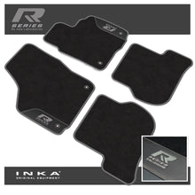Load image into Gallery viewer, VW Golf MK6 Car Mats (Front & Rear Set) with Premium Carpet & OEM Leatherette, Fits MY08-12