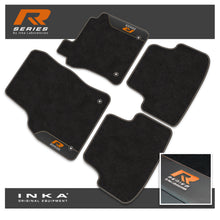 Load image into Gallery viewer, VW Golf MK8 Car Mats (Front & Rear Set) with Premium Carpet & OEM Leatherette, Fits MY20 Onwards