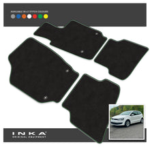 Load image into Gallery viewer, VW Polo Front & Rear Premium Tailored Carpet Mat Set with 7x Stitch Colours Fits MY2018 Onwards
