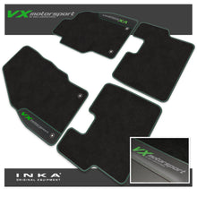 Load image into Gallery viewer, Vauxhall Corsa D Car Mats (Front & Rear Set) with Premium Carpet & OEM Leatherette, Fits MY07 to MY14