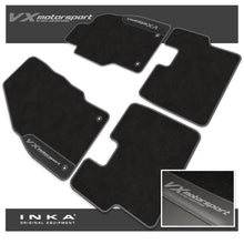 Load image into Gallery viewer, Vauxhall Corsa D Car Mats (Front & Rear Set) with Premium Carpet & OEM Leatherette, Fits MY07 to MY14
