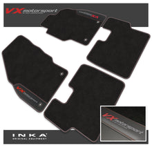 Load image into Gallery viewer, Vauxhall Corsa D Car Mats (Front & Rear Set) with Premium Carpet & OEM Leatherette, Fits MY07 to MY14
