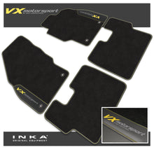 Load image into Gallery viewer, Vauxhall Corsa D Car Mats (Front & Rear Set) with Premium Carpet & OEM Leatherette, Fits MY07 to MY14