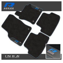 Load image into Gallery viewer, VW Golf MK7 Car Mats (Front & Rear Set) with Premium Carpet & OEM Leatherette,  Fits MY13 to MY19