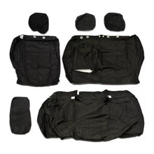 Load image into Gallery viewer, Nissan Pulsar Rear Set 60/40 Split Tailored Waterproof Seat Covers Black MY14-16
