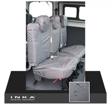 Load image into Gallery viewer, Nissan NV200 Rear 2+1 INKA Fully Tailored Waterproof Seat Covers Grey MY09-16