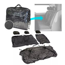 Load image into Gallery viewer, Renault Trafic X82 2nd Row 2+1 Tailored Waterproof Seat Covers Black MY14-18