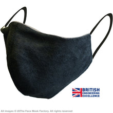 Load image into Gallery viewer, INKA Adult Protective Face Mask Covering Mouth Nose Protection Washable Reusable Breathable Shield Anti Smoke Pollution Outdoor Bike Motorcycle Sport BLACK UK