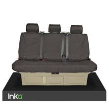 Load image into Gallery viewer, VW Caravelle T6.1, T6, T5.1 & T5 Inka Fully Tailored Waterproof Rear Seat Covers with ISOFIX MY03-24 (Choice Of 2 Colours)