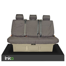 Load image into Gallery viewer, VW Caravelle T6.1, T6, T5.1 & T5 Inka Fully Tailored Waterproof Rear Seat Covers with ISOFIX MY03-24 (Choice Of 2 Colours)