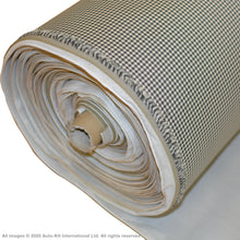 Load image into Gallery viewer, INKA Porsche Pepita Hounds tooth Fabric Furniture Seat Trimming Upholstery with 3MM Scrim Foam