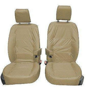 Land Rover Discovery 4 Front 1+1 Fully Tailored Waterproof Seat Covers Beige MY-10-16